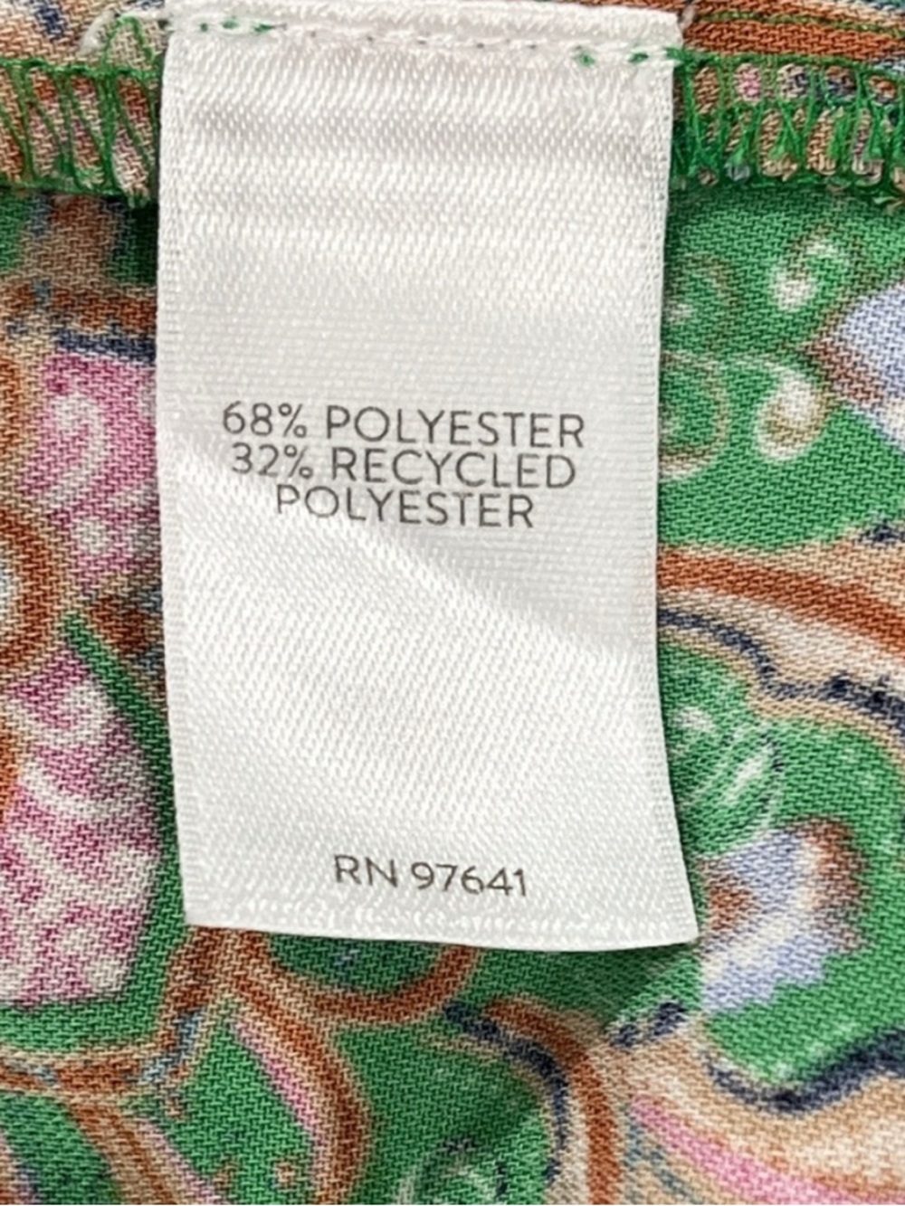 J. Jill Wearever Collection Green Paisley Midi Dress Side Slit Size M - Picture 5 of 11